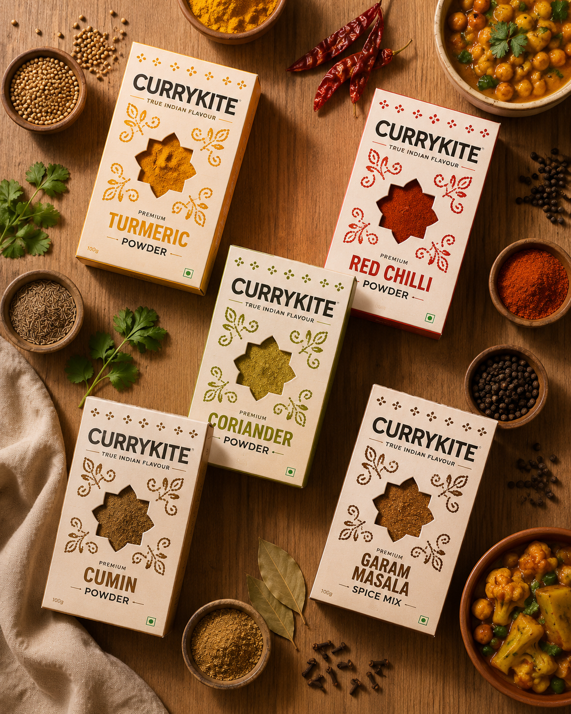 Everyday Kitchen Combo Pack – 5 Essential Spices