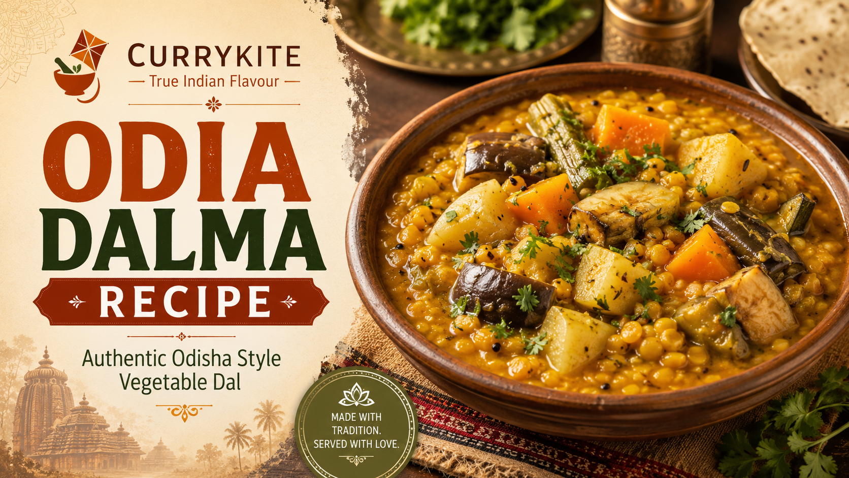 Odia Dalma Recipe | Authentic Odisha Style Vegetable Dal
